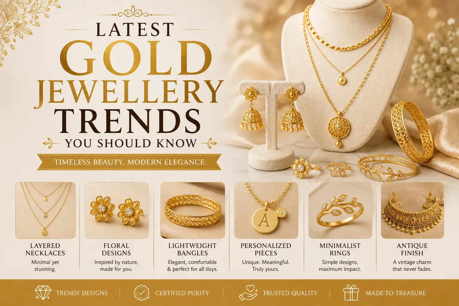 Latest Gold Jewellery Trends You Should Know